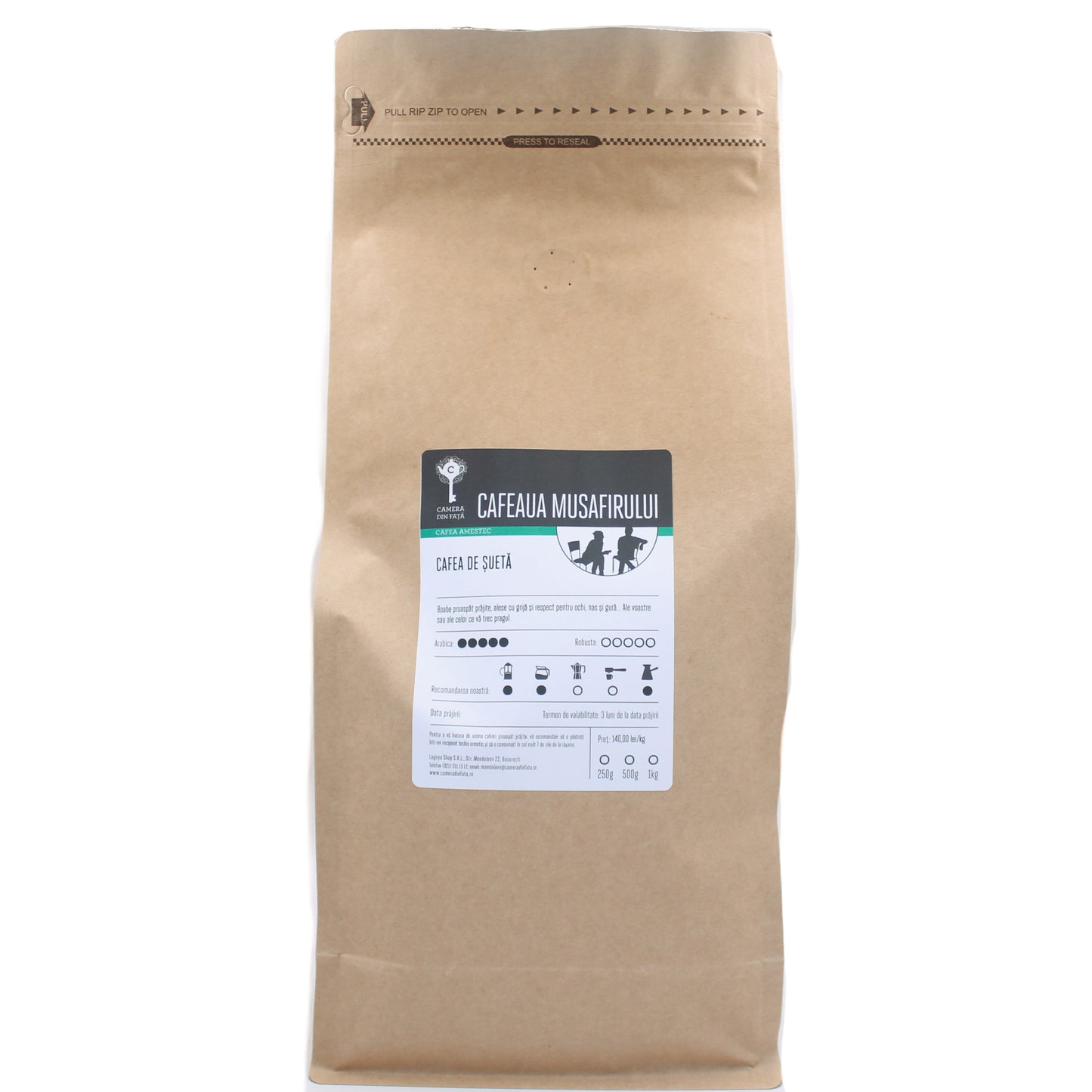 Pachetul Nesătulului de cafea - 3Kg (3 x 1Kg)