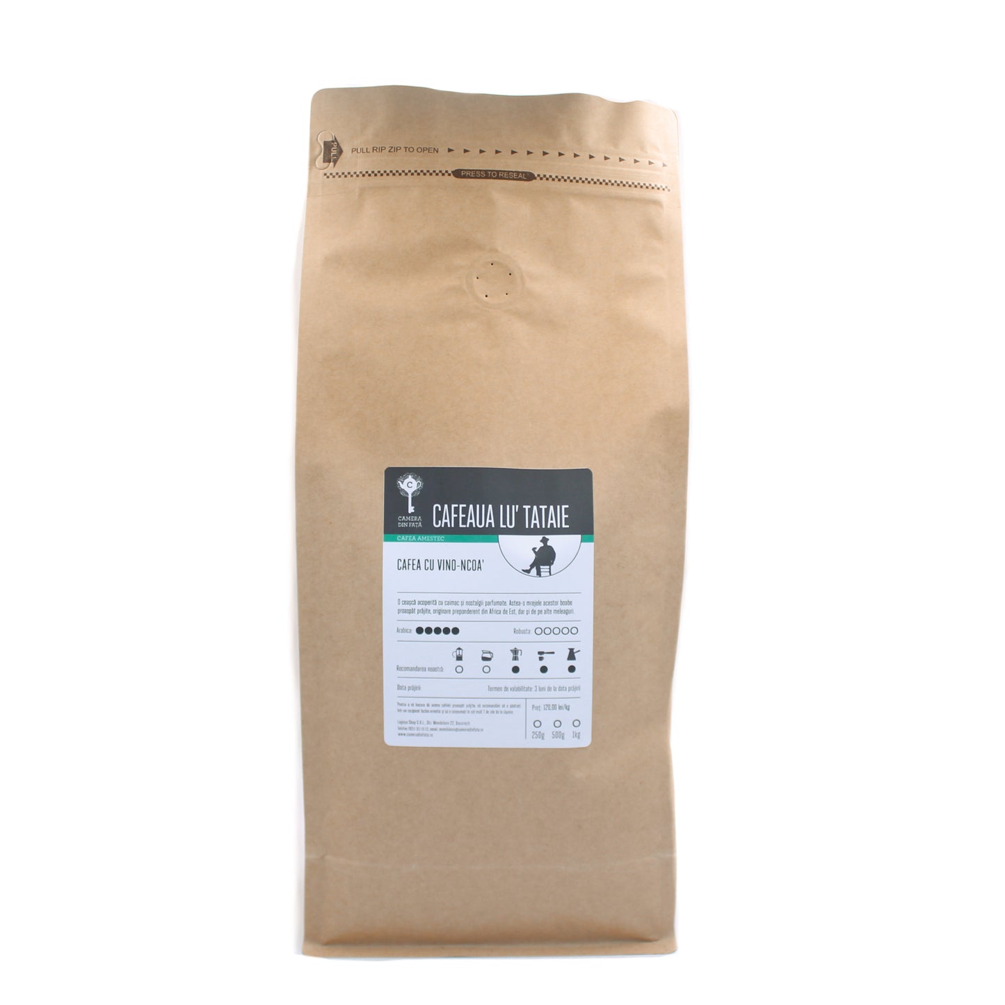 Pachetul Nesătulului de cafea - 3Kg (3 x 1Kg)