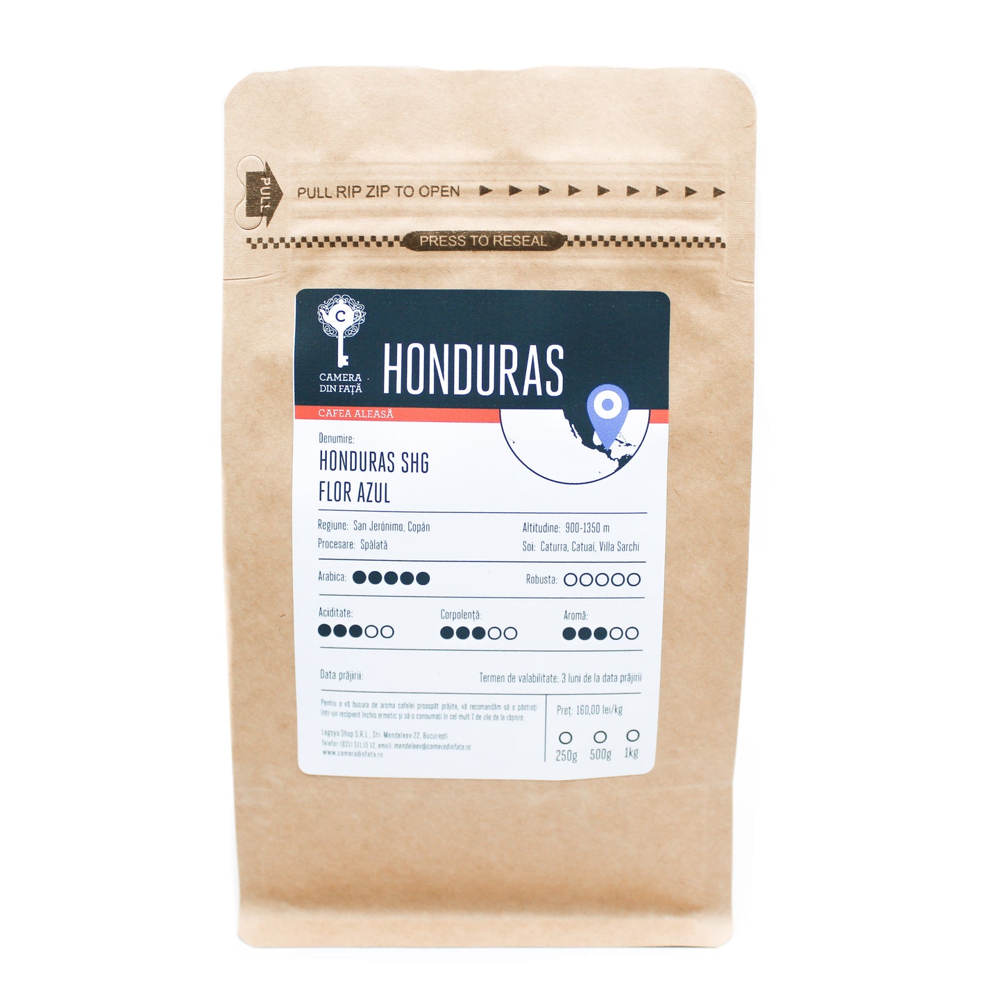 Cafea Honduras SHG Flor Azul