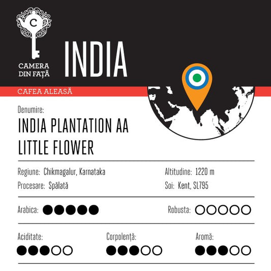 Cafea India Plantation AA Little Flower