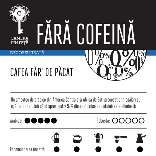 Cafea fără cofeină